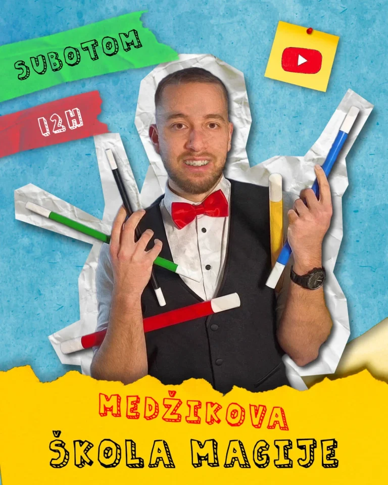 Medžikova Škola Magije, svake subote u 12h na YouTube